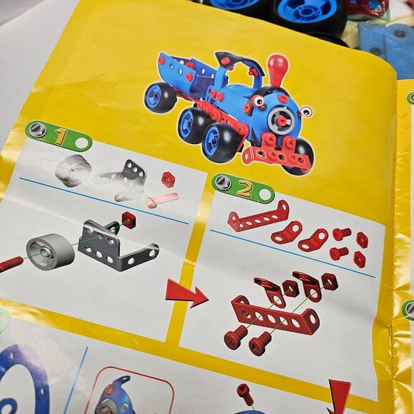 Meccano Multi Models 8180 Build & Play Train Robot Car Helicopter Airplane 5-8 - Picture 11 of 16